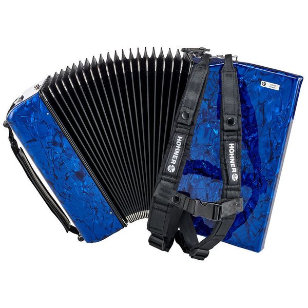 Hohner Bravo II 48 Blue silent key