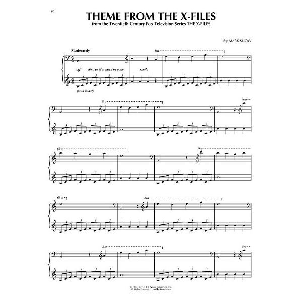 Hal Leonard Horror Music Piano