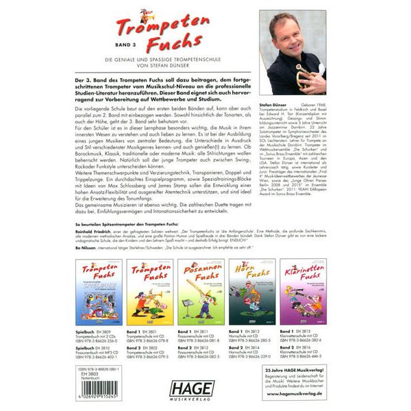 Hage Musikverlag Trompeten Fuchs 3
