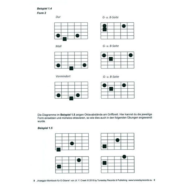 Tunesday Records Arpeggio-Workbook E-Guitar