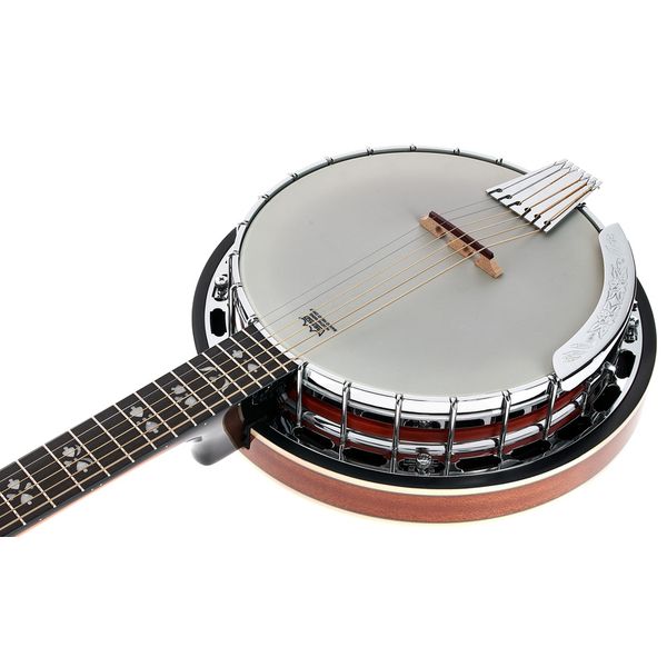 Harley Benton BJ-65Pro 6 String Banjo w/Bag
