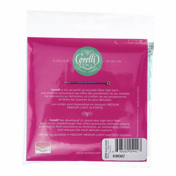 Corelli 900MLB Cantiga Violin Strings