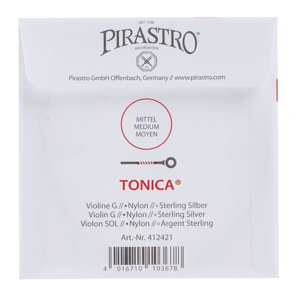 Pirastro Tonica Violin 4/4 medium BTL