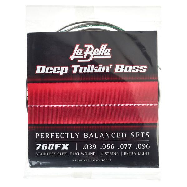 La Bella 760FX Flatwound String Set