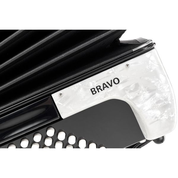 Hohner Bravo III 96 silent key white