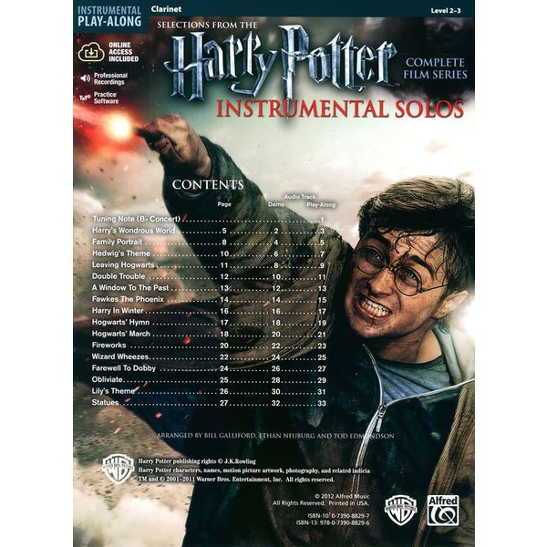 Alfred Music Publishing Harry Potter Complete Clarinet