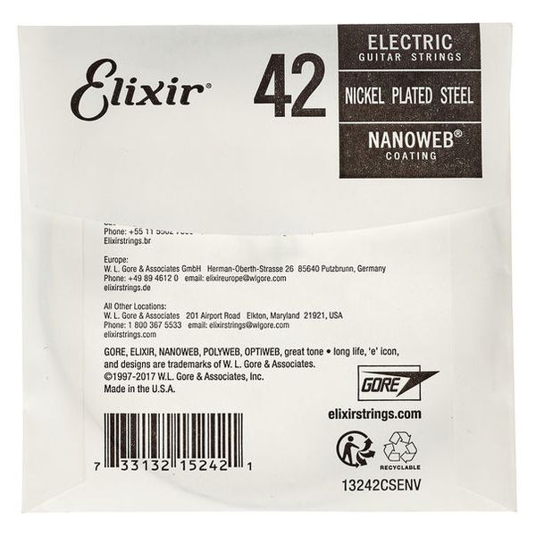 Elixir .042 Electric Guitar