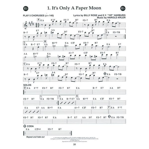 Jamey Aebersold Cry Me A River