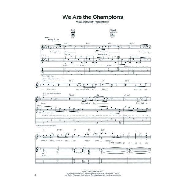 Hal Leonard Queen Greatest Hits Guitar