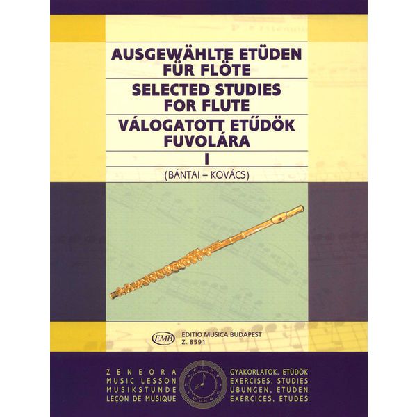 Editio Musica Budapest Ausgewhlte Etüden Flute 1
