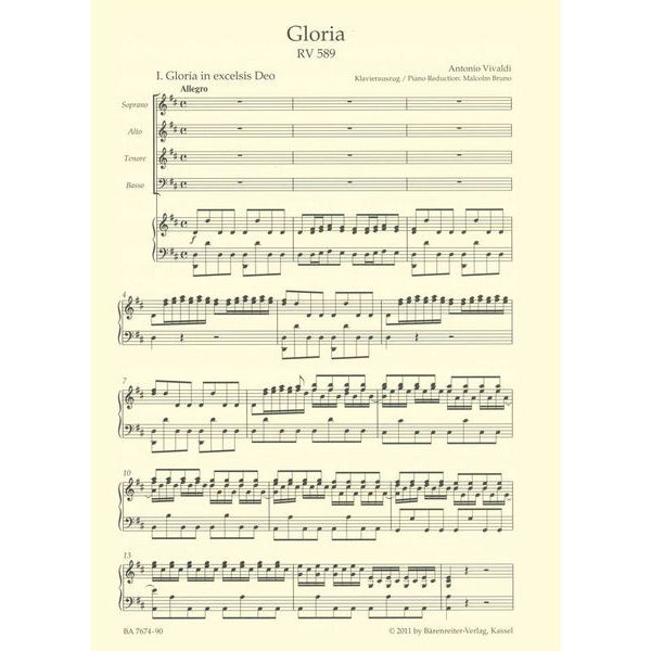 Brenreiter Vivaldi Gloria