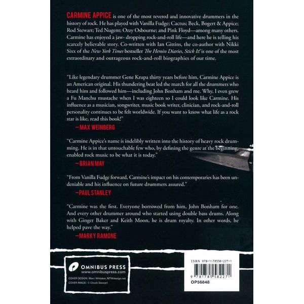 Omnibus Press Carmine Appice Stick It