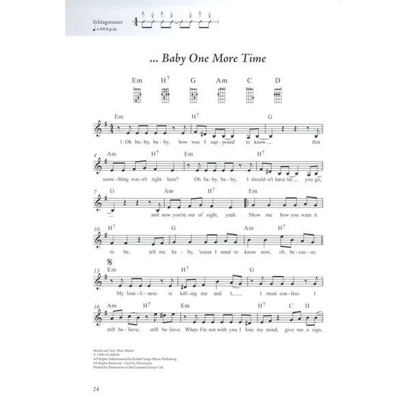 Schott Rock & Pop Fetenbuch Ukulele 2