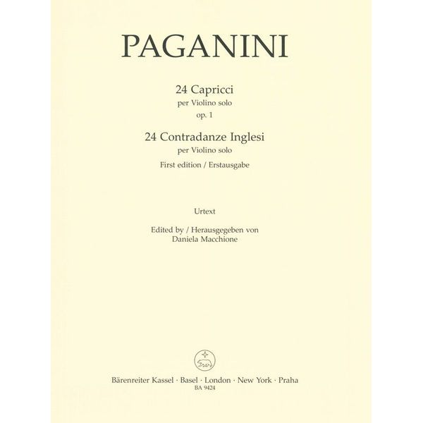 Brenreiter Paganini 24 Capricci Violin