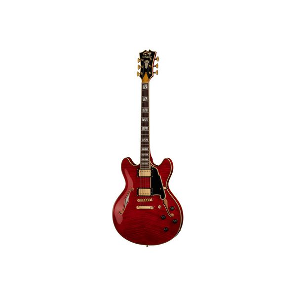 DAngelico Excel DC Trans Cherry B-Stock
