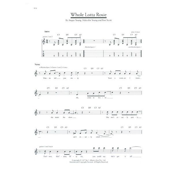 Wise Publications AC/DC Definitive Songbook