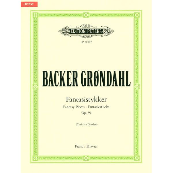 Edition Peters Backer Grndahl Fantasy Pieces