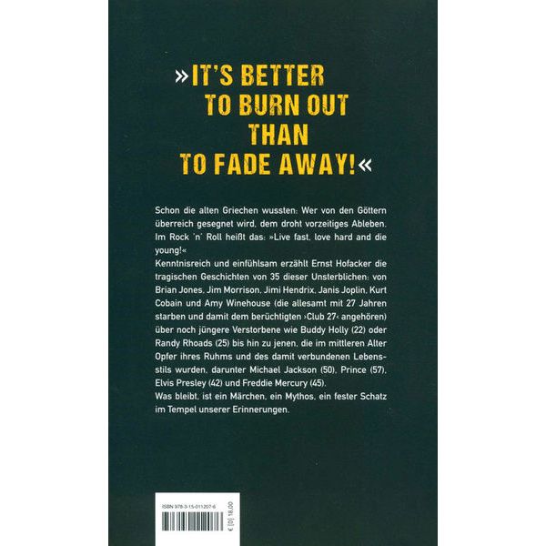 Reclam Verlag Live Fast,Love Hard,Die Young