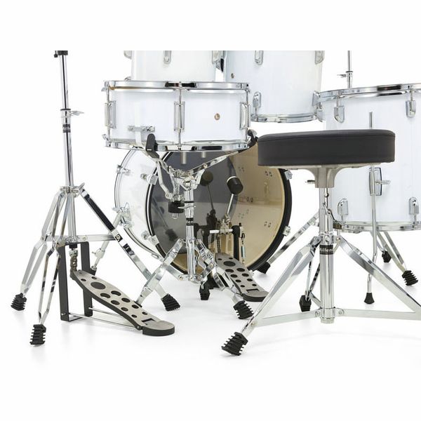 Millenium Focus 18 Drum Set White