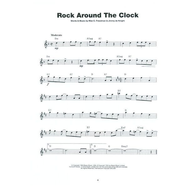 Wise Publications 100 No. 1 Hits Alto Sax