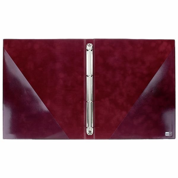 ge-gra-Muster Music Folder Scarlett Bordeaux