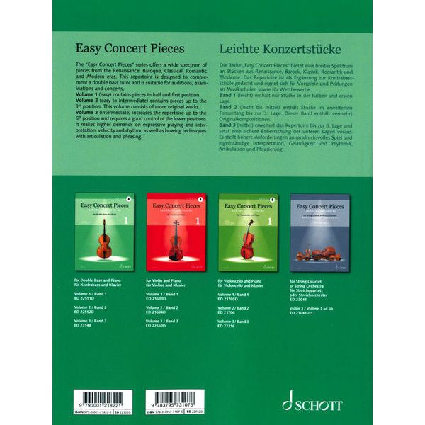 Schott Easy Concert Double Bass 2