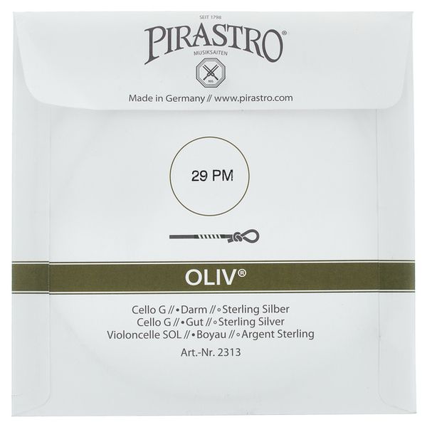 Pirastro Oliv Cello G 29 String 4/4