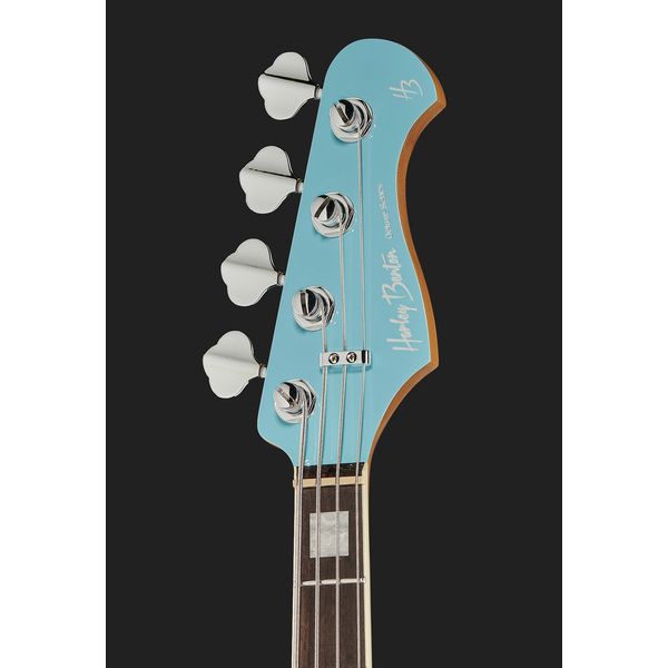 Harley Benton MV-4PJ Daphne Blue w/Case