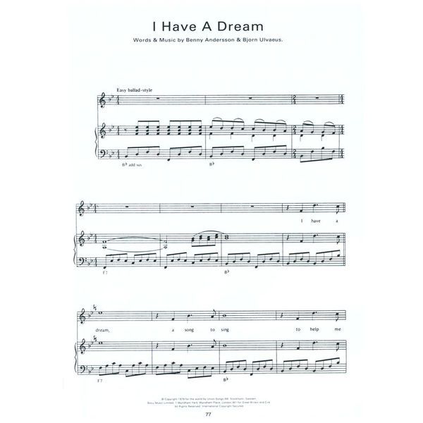 Music Sales The Very Best Of Abba