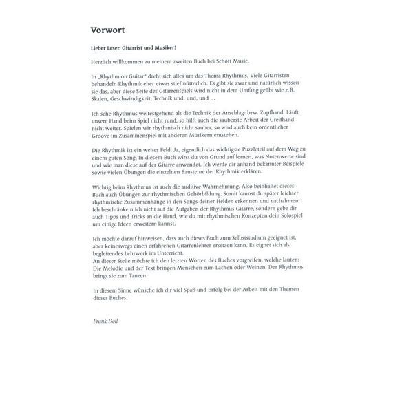 Schott Rhythm On Guitar