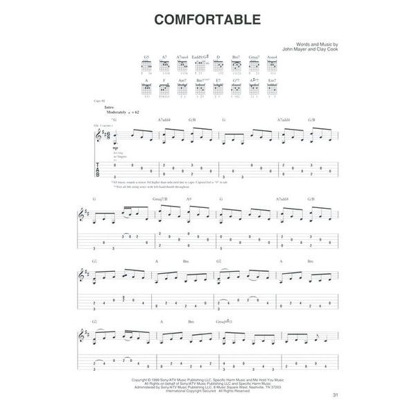 Hal Leonard John Mayer Live