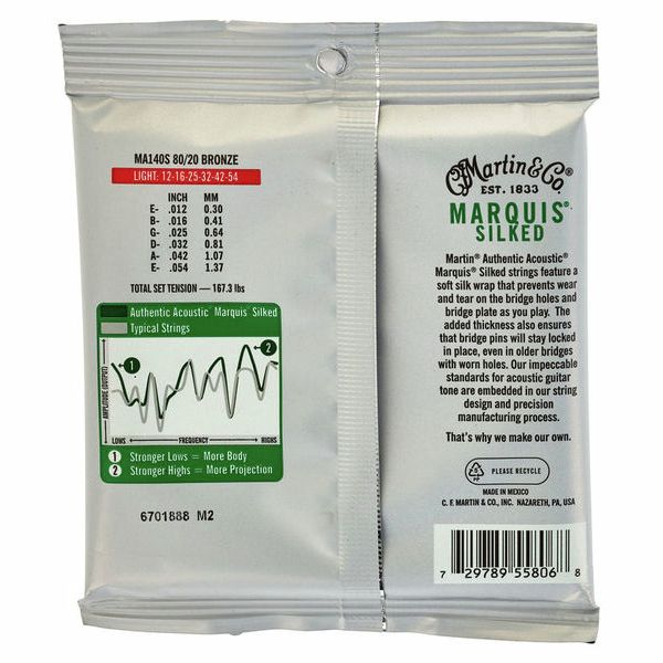 Martin Guitar MA-140S Authentic Acoustic Set