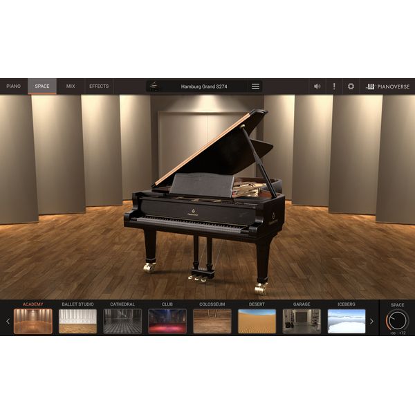 IK Multimedia Pianoverse Hamburg Grand S274
