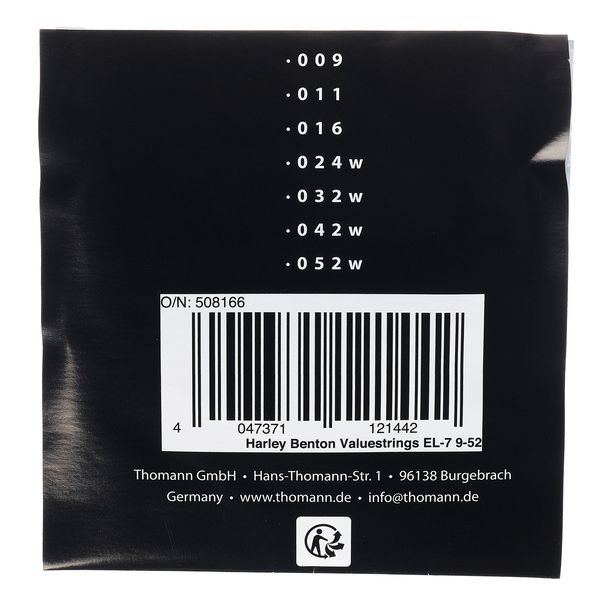 Harley Benton Valuestrings EL-7 9-52