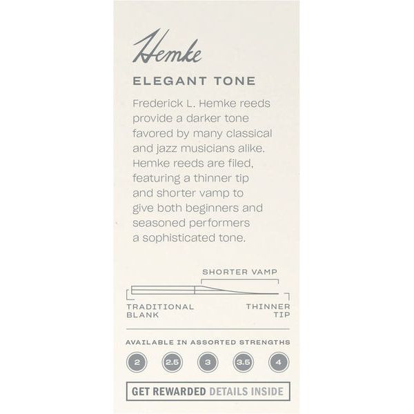 DAddario Woodwinds Hemke Soprano Saxophone 3.0