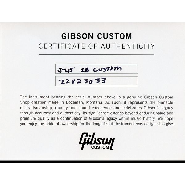 Gibson J-45 Custom