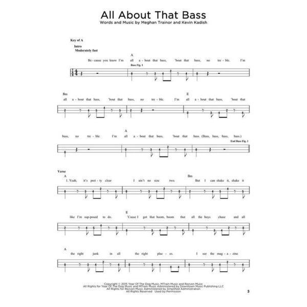 Hal Leonard First 50 Pop Songs Bass