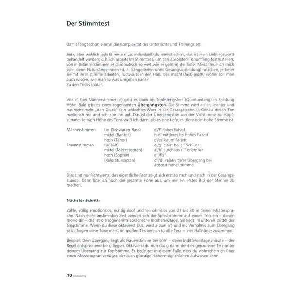 Voggenreiter  Voicecoaching