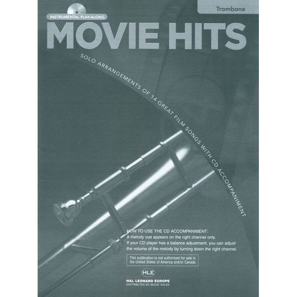 Hal Leonard Movie Hits Trombone