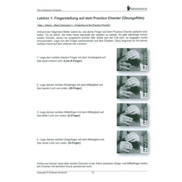 Verlag der Dudelsackschule Das Dudelsack-Lehrbuch