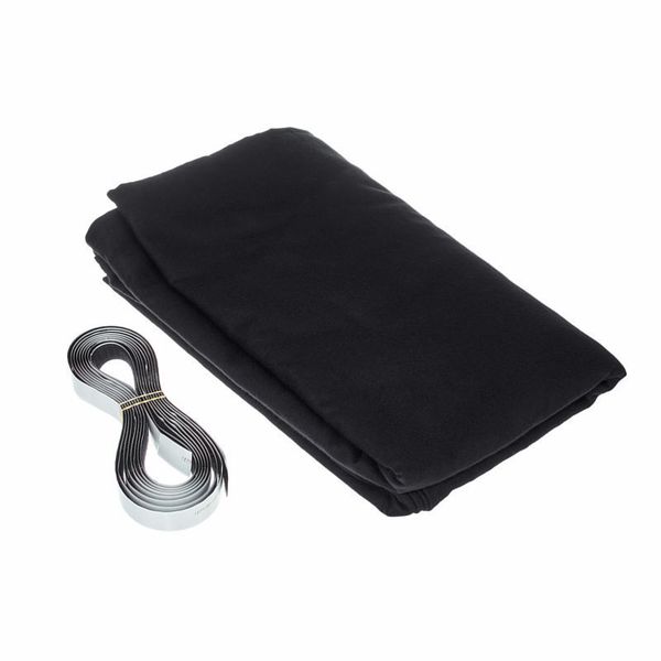 Stairville Skirt 160g/m 4.0x0.4m Bk