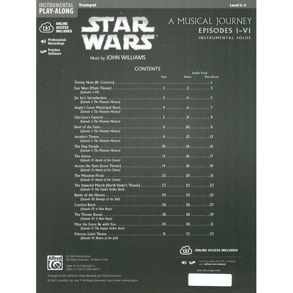 Alfred Music Publishing Star Wars Journey I-VI Tr