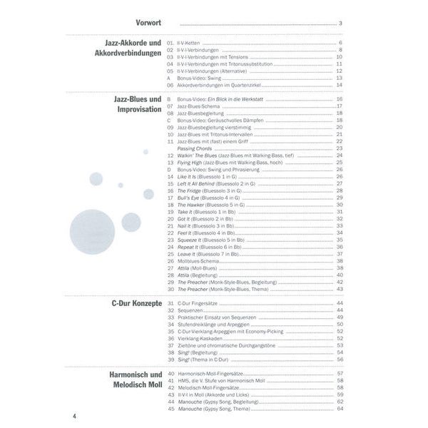 Schott Jazzgitarrenbuch