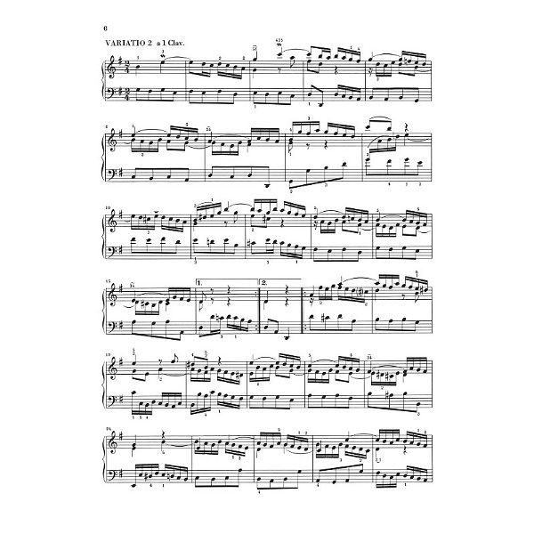 Henle Verlag Bach Goldberg-Variationen