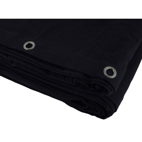 Stairville Curtain 160g/m 5.0x3.0m Bk