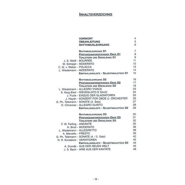 Musikverlag Heinlein Praxis Oboe