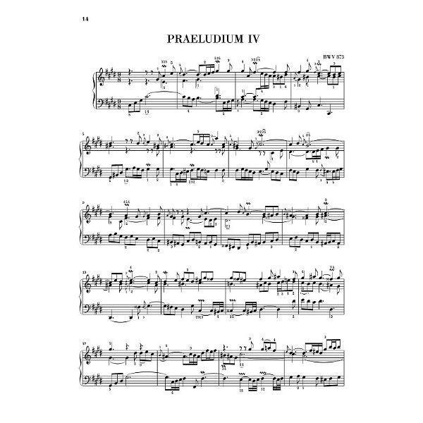 Henle Verlag Bach Wohltemperiert Klavier II