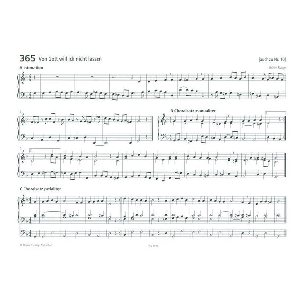 Strube Verlag Choralbuch kreativ