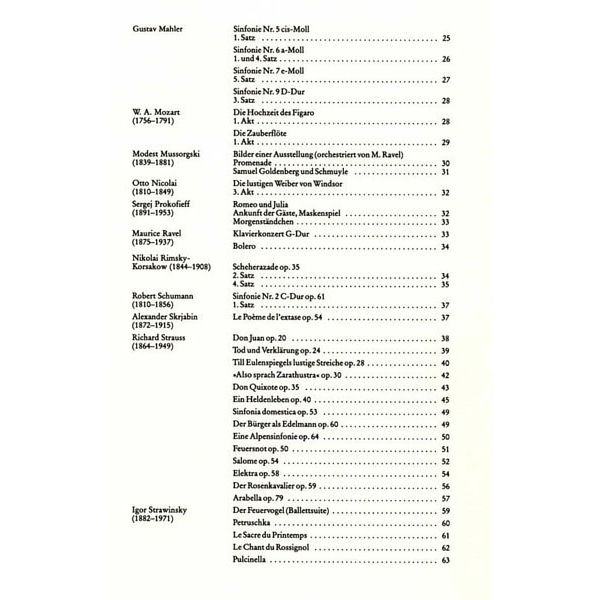 Edition Peters Orchester Probespiel Trompete