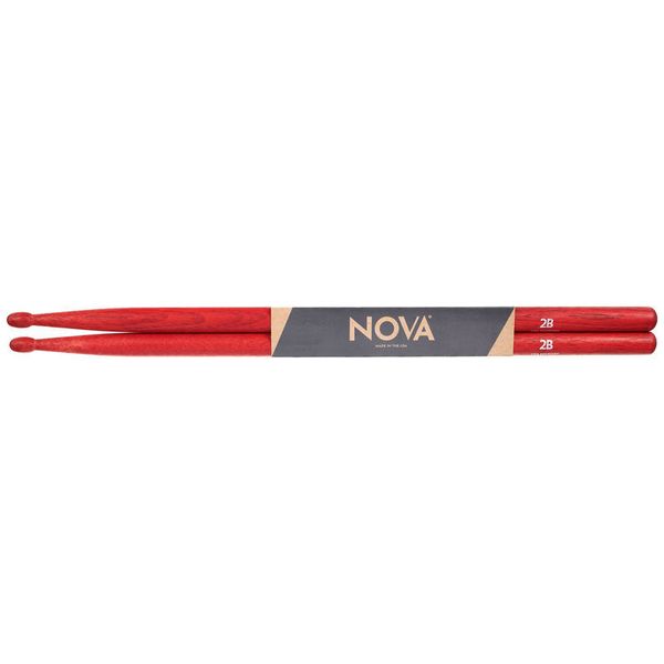 Vic Firth 2BR Nova Hickory Wood Tip Red